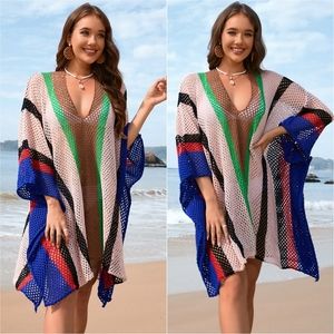 Luminous Sands Openwork Coverup - Blue